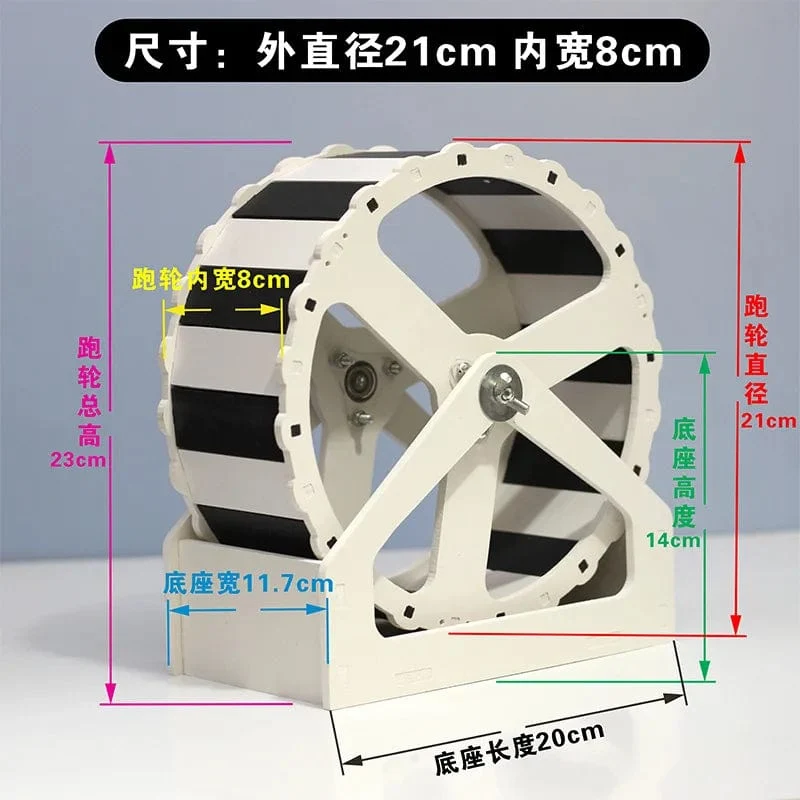 Pet Sport Rad Hamster Disc Übung Rad Mit Ständer Rotatorische Jogging Rad Hamster Laufrad Lustige Lauf Disc Spielzeug