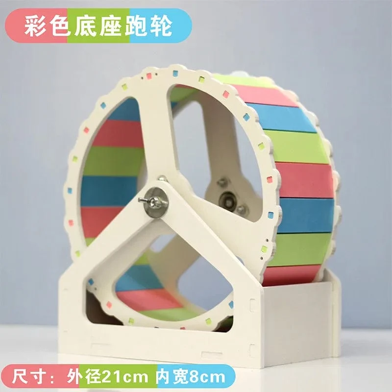 Pet Sport Rad Hamster Disc Übung Rad Mit Ständer Rotatorische Jogging Rad Hamster Laufrad Lustige Lauf Disc Spielzeug