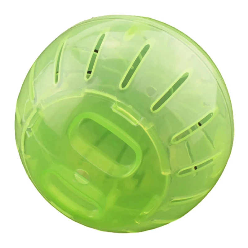 Abnehmbarer Kleintier-Hamsterball aus Kunststoff für Haustiere, Übungsspielzeug, Meerschweinchen-Laufrad, gelb, blau, rosa, Spielkäfig, Zwerg