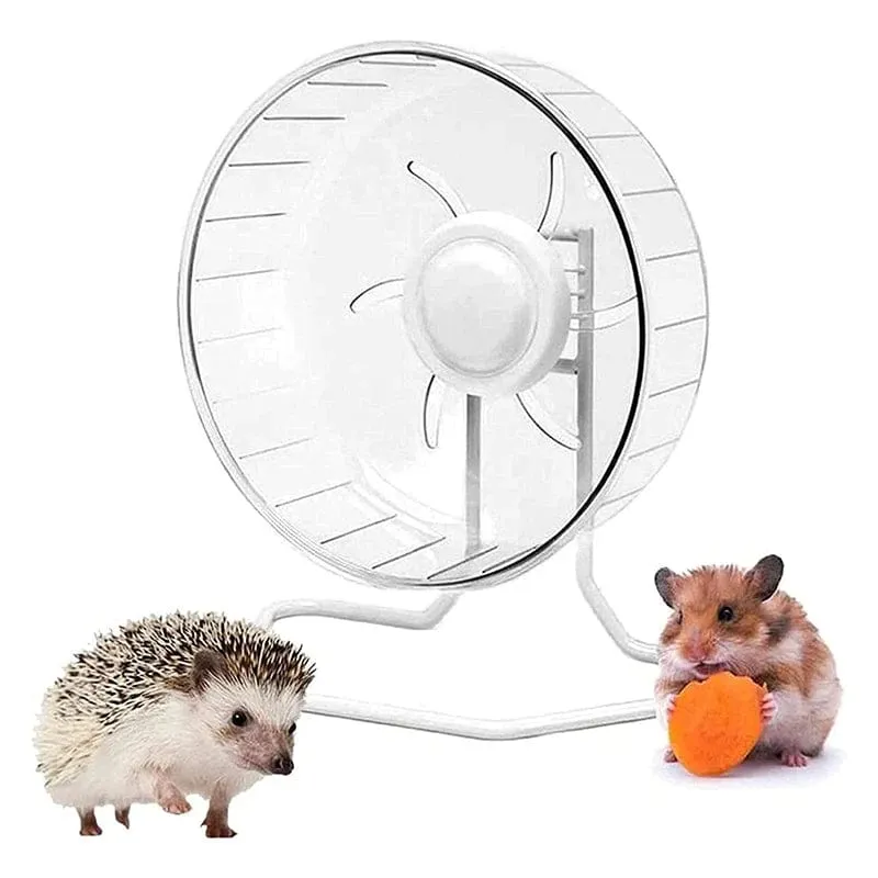24 cm Hamster Laufen Rotierende Auto Hamster Sport Stumm Rad Spielzeug Klar Rotatorische Jogging Rad Kleine Haustier Sport Übung Käfig