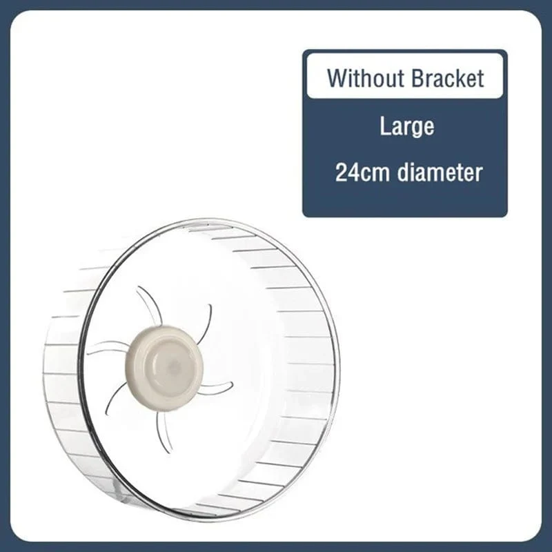 24 cm Hamster Laufen Rotierende Auto Hamster Sport Stumm Rad Spielzeug Klar Rotatorische Jogging Rad Kleine Haustier Sport Übung Käfig