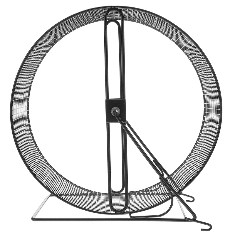 Laufrad für Hamster, Laufen, lautlos, Rennmaus, große Rolle, kleine Ratte, Metall, Zwergigel, Chinchilla, leiser Läufer – zufällige Gitter