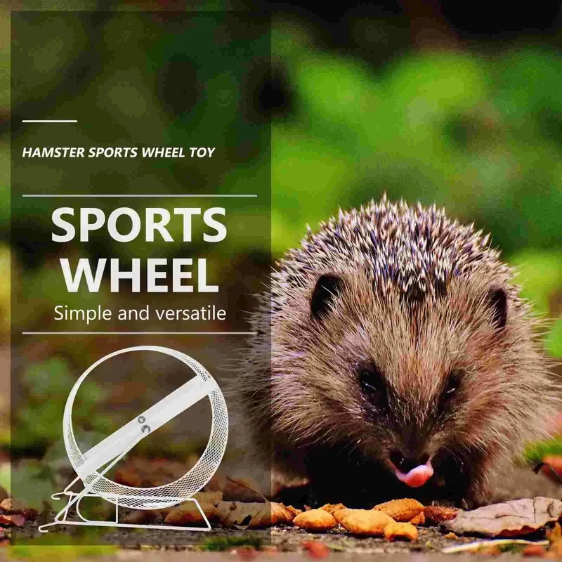 Laufrad für Hamster, Laufen, lautlos, Rennmaus, große Rolle, kleine Ratte, Metall, Zwergigel, Chinchilla, leiser Läufer – zufällige Gitter