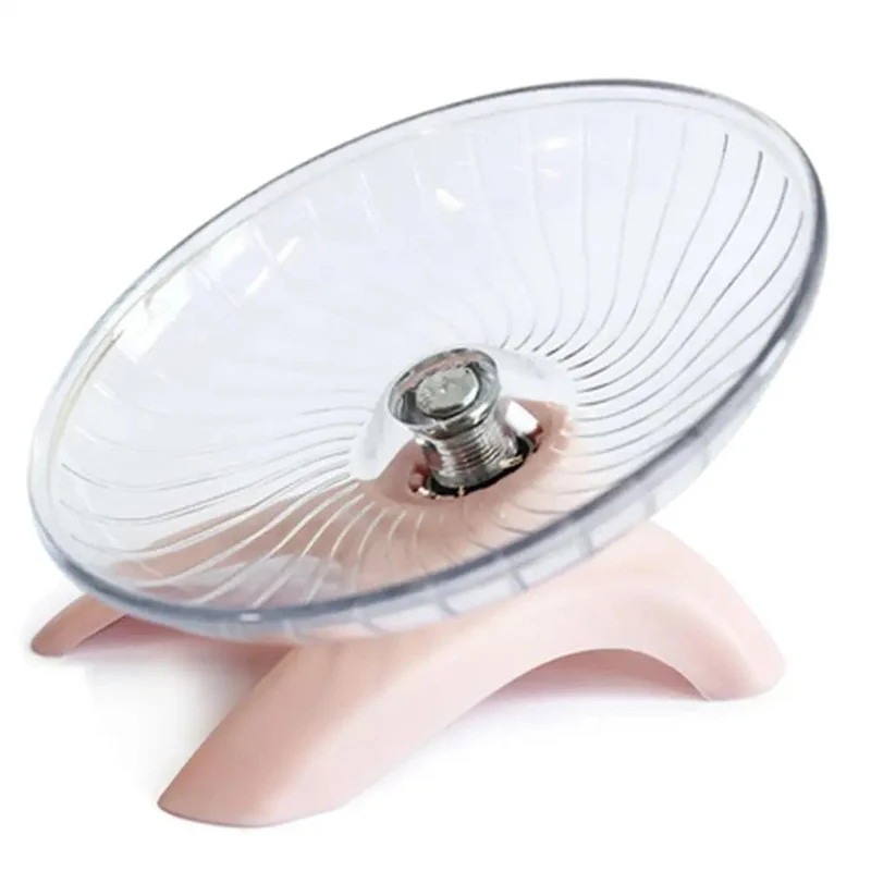 Pet Hamster Laufrad Stumm Fliegende Untertasse Stahl Achse Rad Lauf Disc Spielzeug Käfig Kleine Tier Hamster Zubehör Drop Schiff