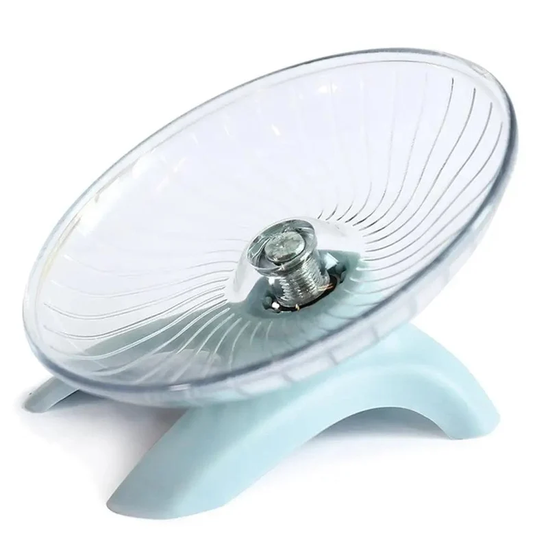 Pet Hamster Laufrad Stumm Fliegende Untertasse Stahl Achse Rad Lauf Disc Spielzeug Käfig Kleine Tier Hamster Zubehör Drop Schiff