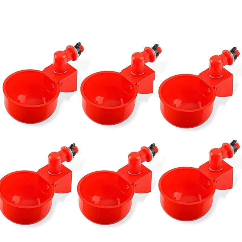 Hühnertränke, automatischer Tränker, Hühnerfutterspender, Kunststoff, Geflügeltränke, Trinkwasser-Futterspender für Küken, Enten, Gänse, Wachteln