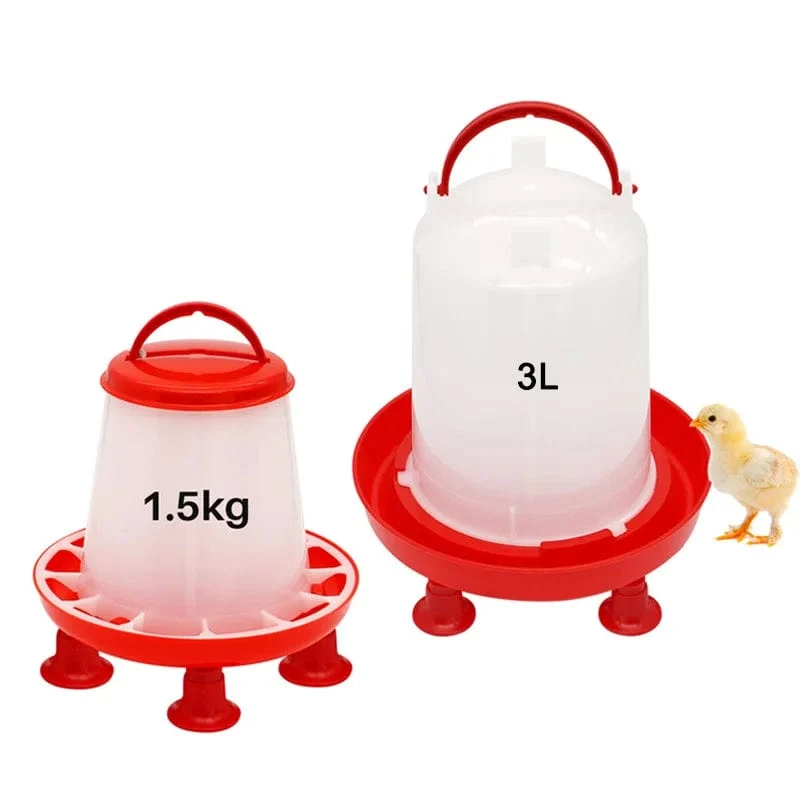 1 Stück 1.5 kg/3 l automatischer Geflügeltränkeeimer Hühnerfutterfass Wassereimer Wachteltrinker Bauernhof Hühnerstall Wasserversorgung