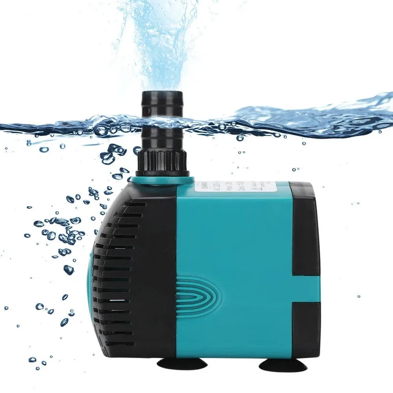 Ultra-leise 3-60W Tauchpumpe für Springbrunnen, Filter, Fischteich, Aquarium, Wasserpumpe, Tank, Springbrunnen, EU/US 220V-240V