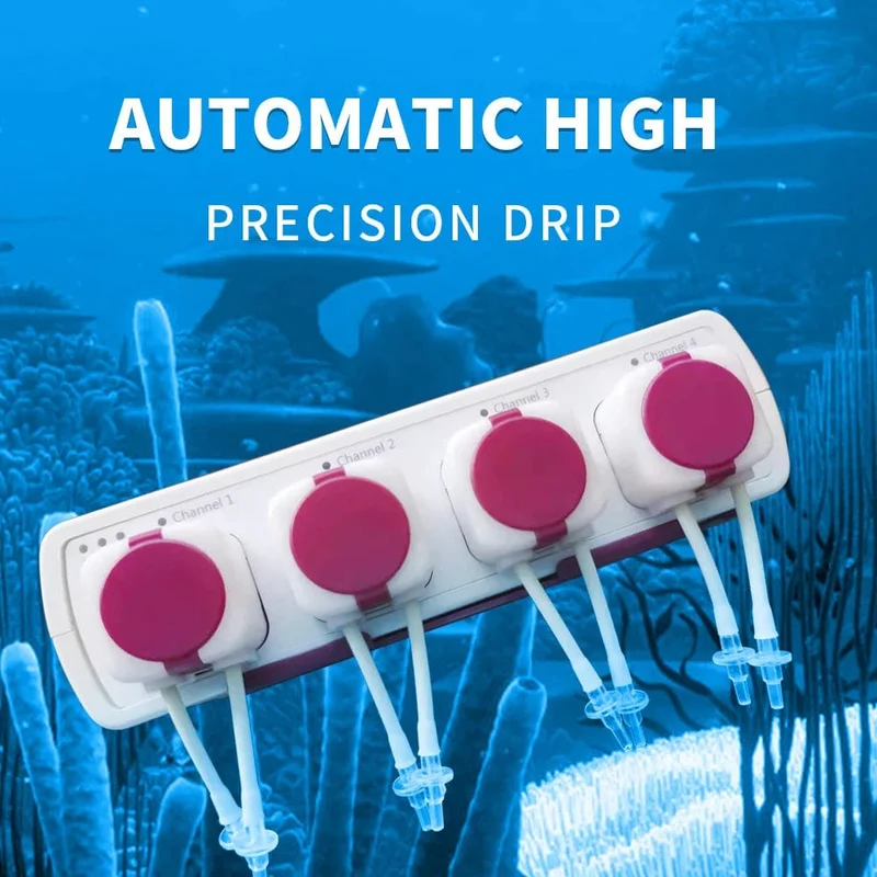 Jebao Jecod Dosierung Pumpe-Automatische Marine Riff Dosierer Wasserpumpe Filter Neue MD 4.4 WIFI Control 12V 3W 9W Aquarien Zubehör