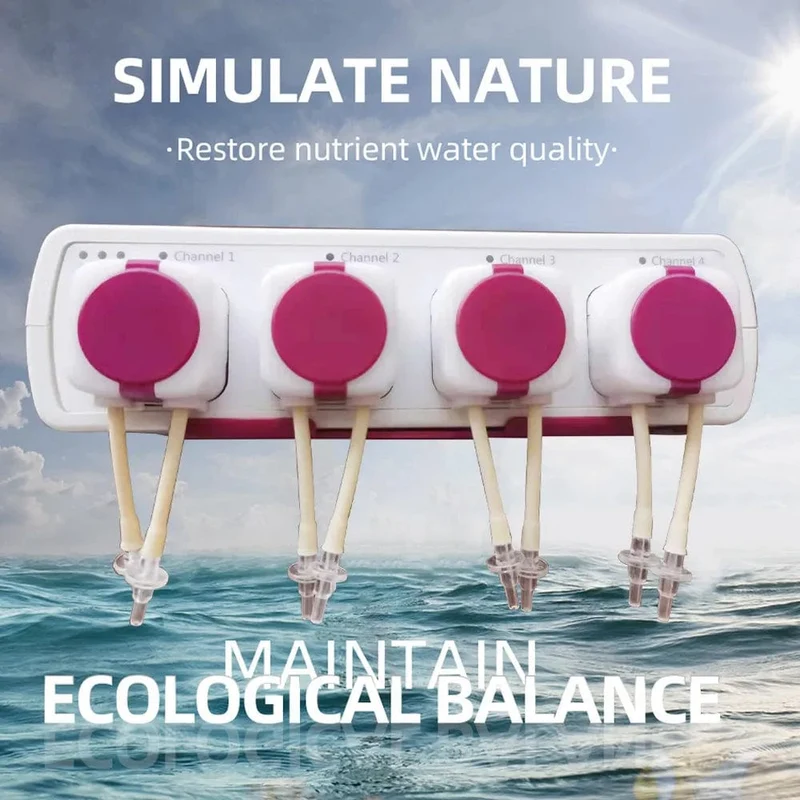 Jebao Jecod Dosierung Pumpe-Automatische Marine Riff Dosierer Wasserpumpe Filter Neue MD 4.4 WIFI Control 12V 3W 9W Aquarien Zubehör