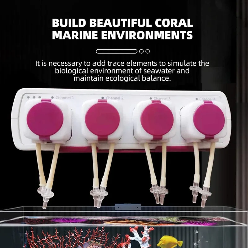 Jebao Jecod Dosierung Pumpe-Automatische Marine Riff Dosierer Wasserpumpe Filter Neue MD 4.4 WIFI Control 12V 3W 9W Aquarien Zubehör