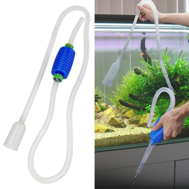 Aquarium Siphon Aquarium Siphon Staubsauger Pumpe Halbautomatische Wasser Ändern Wechsler Kies Wasser Filter Acuario Zubehör