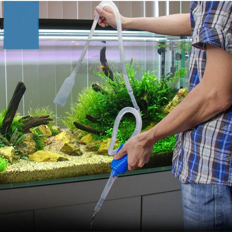 Aquarium Siphon Aquarium Siphon Staubsauger Pumpe Halbautomatische Wasser Ändern Wechsler Kies Wasser Filter Acuario Zubehör
