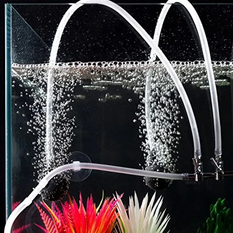 1 m/3 m/5 m/10 m/20 m Aquarium-Sauerstoffpumpenschlauch, Luftblasenstein, Aquarium-Teichpumpenrohr, 4 x 6 mm, Materialrohre in Lebensmittelqualität