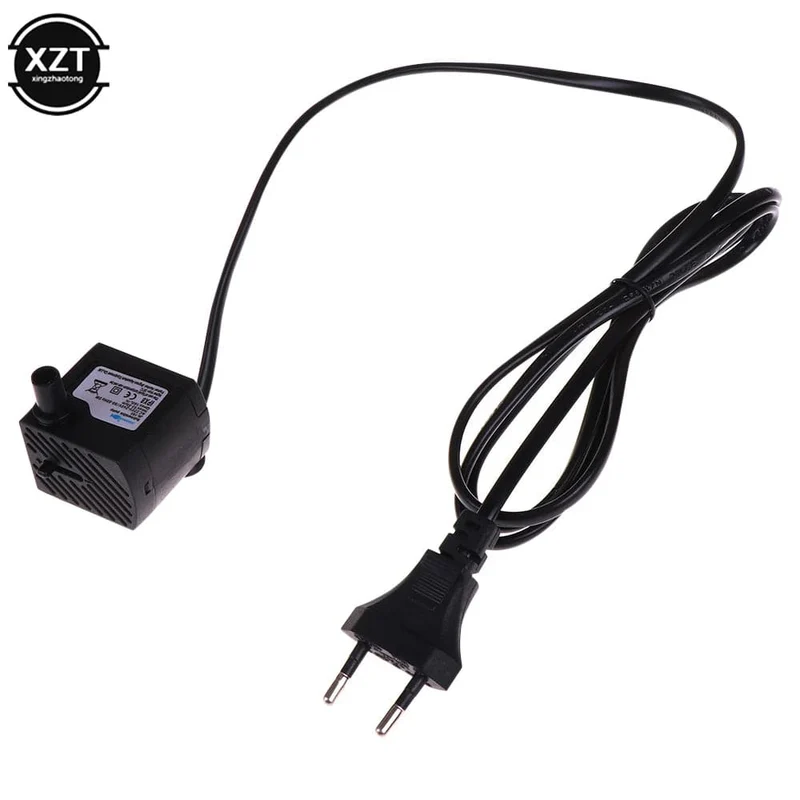 1.1 M AC 220 V 3 W Wasserpumpe Aquarium Filter Tauchpumpe Ultra-leise Aquarium Brunnen Luft Fisch teich Tank EU Stecker