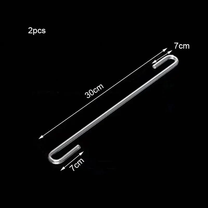 2 teile/los 4mm Acryl Aquarium Anschluss Gerade U Form Rohr Ellenbogen Fisch Tank Luftpumpe Luft Schlauch Filter Anschluss Zubehör