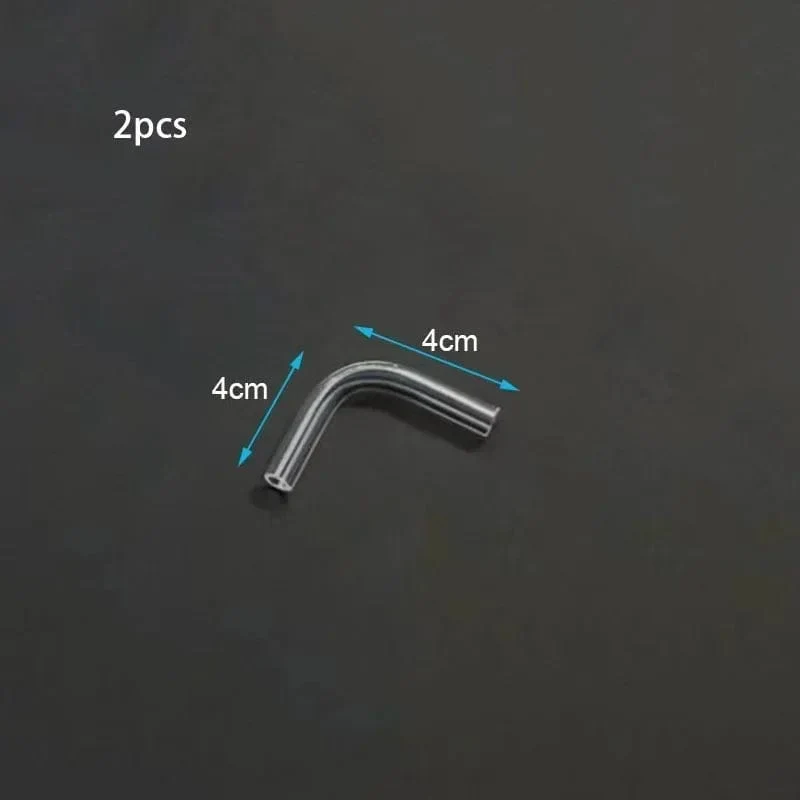 2 teile/los 4mm Acryl Aquarium Anschluss Gerade U Form Rohr Ellenbogen Fisch Tank Luftpumpe Luft Schlauch Filter Anschluss Zubehör