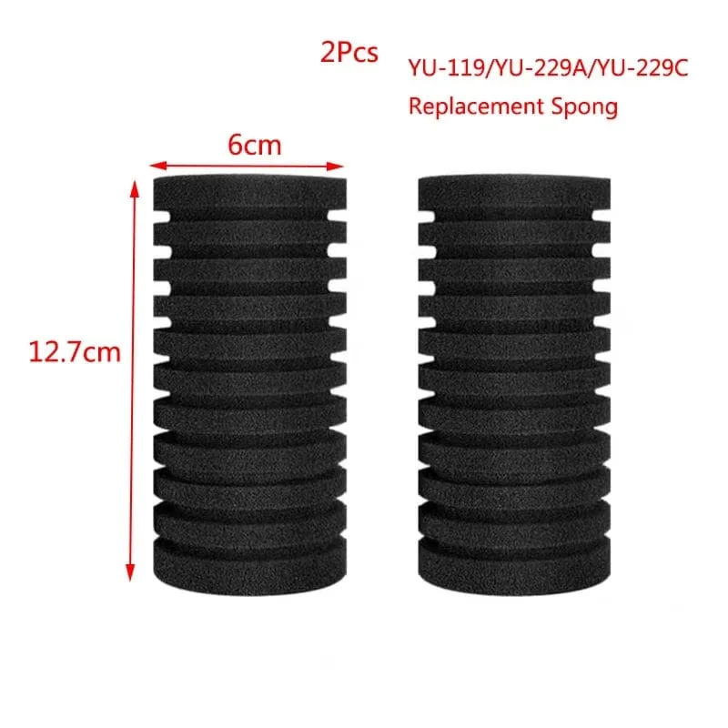 Schwarzer Aquariumfilter für Aquarium Luftpumpe Skimmer Biochemischer Schwammfilter Aquarium Biofilter Filtro Aquario