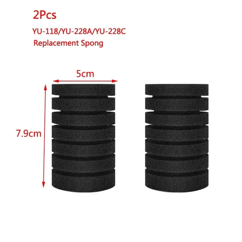 Schwarzer Aquariumfilter für Aquarium Luftpumpe Skimmer Biochemischer Schwammfilter Aquarium Biofilter Filtro Aquario