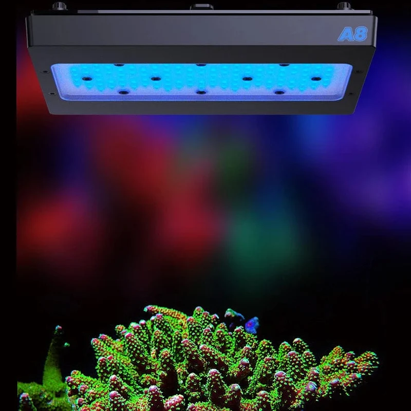 A8se Smart Vollspektrum 215W WiFi APP Programmierbares Salzwasseraquarium Korallenriff LED-Licht