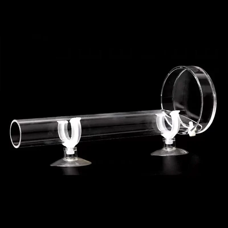 Acryl Aquarium Feeder Tube Dish Transparent Aquarium Garnelen Schnecke Garnelen Lebensmittel Fütterung Schüssel Aquarium Fütterung Zubehör