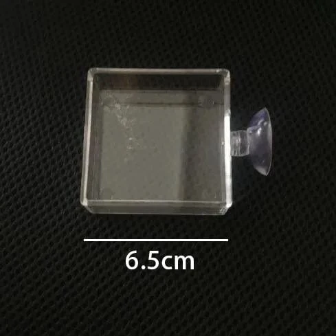 Acryl Aquarium Feeder Tube Dish Transparent Aquarium Garnelen Schnecke Garnelen Lebensmittel Fütterung Schüssel Aquarium Fütterung Zubehör