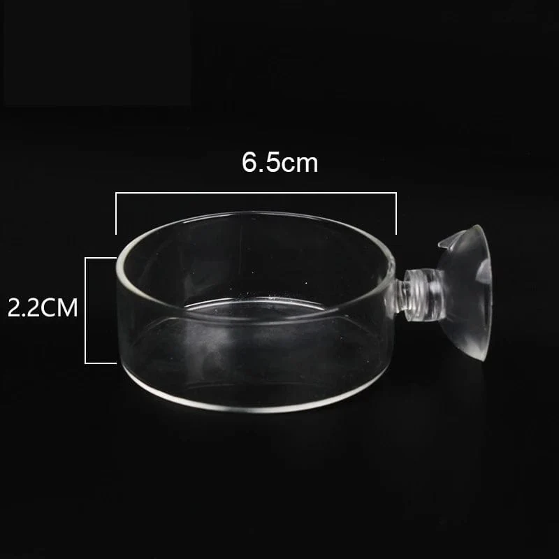 Acryl Aquarium Feeder Tube Dish Transparent Aquarium Garnelen Schnecke Garnelen Lebensmittel Fütterung Schüssel Aquarium Fütterung Zubehör