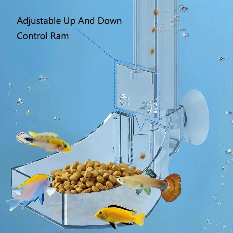 1Set Acryl Aquarium Feeder Rohr Schüssel Transparent Aquarium Garnelen Schnecke Garnelen Lebensmittel Feeder Bowl Aquarium Fütterung Zubehör