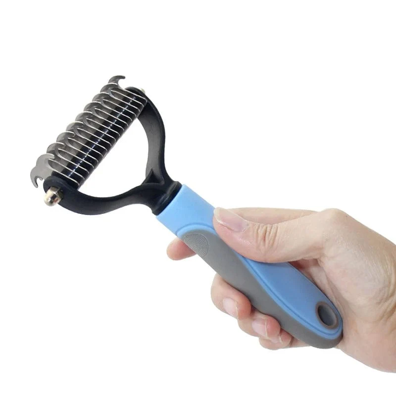 Haarentfernungskamm für Haustiere, Katzen, Bürste, Hundepflege, Haarausfall-Werkzeuge, Welpen-Haarausfall-Trimmer, Haustierfell-Trimmen, Dematting, Deshedd-Kämme