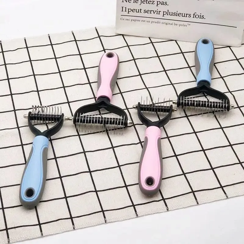 Haarentfernungskamm für Haustiere, Katzen, Bürste, Hundepflege, Haarausfall-Werkzeuge, Welpen-Haarausfall-Trimmer, Haustierfell-Trimmen, Dematting, Deshedd-Kämme