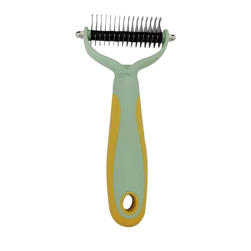 Haarentfernungskamm für Haustiere, Katzen, Bürste, Hundepflege, Haarausfall-Werkzeuge, Welpen-Haarausfall-Trimmer, Haustierfell-Trimmen, Dematting, Deshedd-Kämme