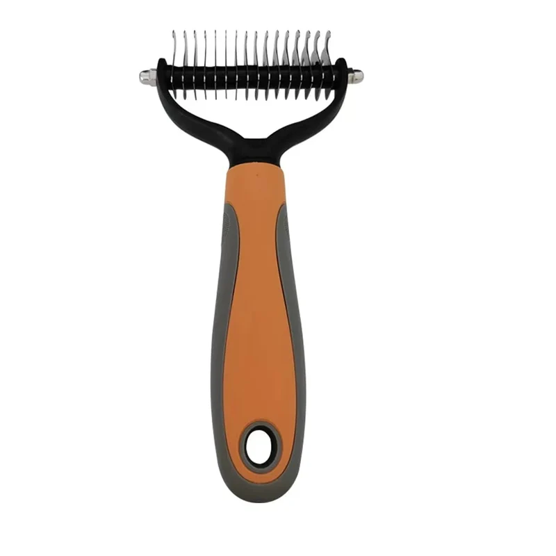 Haarentfernungskamm für Haustiere, Katzen, Bürste, Hundepflege, Haarausfall-Werkzeuge, Welpen-Haarausfall-Trimmer, Haustierfell-Trimmen, Dematting, Deshedd-Kämme