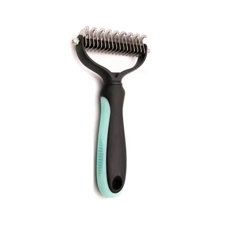 Haarentfernungskamm für Haustiere, Katzen, Bürste, Hundepflege, Haarausfall-Werkzeuge, Welpen-Haarausfall-Trimmer, Haustierfell-Trimmen, Dematting, Deshedd-Kämme