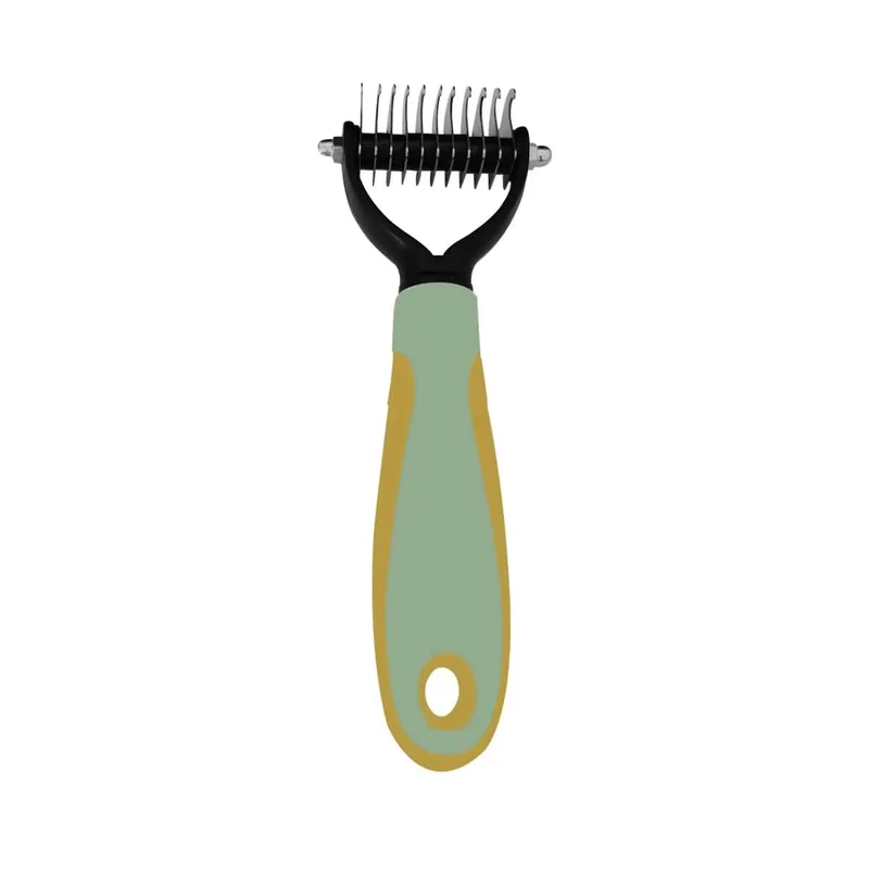 Haarentfernungskamm für Haustiere, Katzen, Bürste, Hundepflege, Haarausfall-Werkzeuge, Welpen-Haarausfall-Trimmer, Haustierfell-Trimmen, Dematting, Deshedd-Kämme