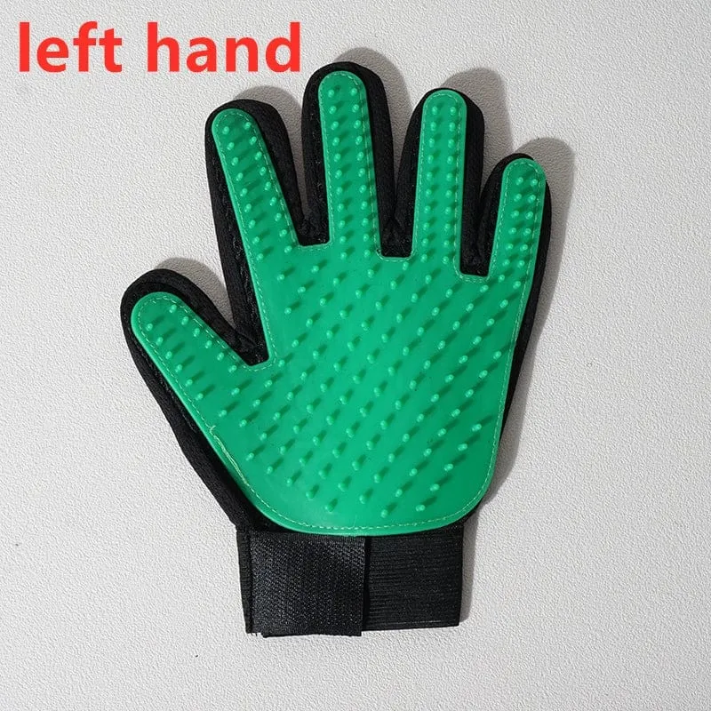Haustierhandschuh, Katzenpflegehandschuh, Katzenhaar-Enthaarungsbürste, Handschuhe, Hundekamm für Katzen, Bad, Haarentferner, saubere Massagebürste für Tiere