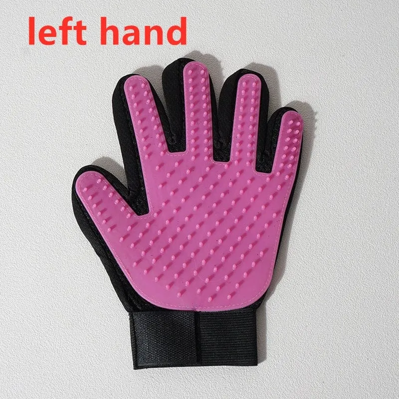 Haustierhandschuh, Katzenpflegehandschuh, Katzenhaar-Enthaarungsbürste, Handschuhe, Hundekamm für Katzen, Bad, Haarentferner, saubere Massagebürste für Tiere
