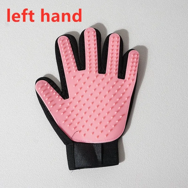 Haustierhandschuh, Katzenpflegehandschuh, Katzenhaar-Enthaarungsbürste, Handschuhe, Hundekamm für Katzen, Bad, Haarentferner, saubere Massagebürste für Tiere