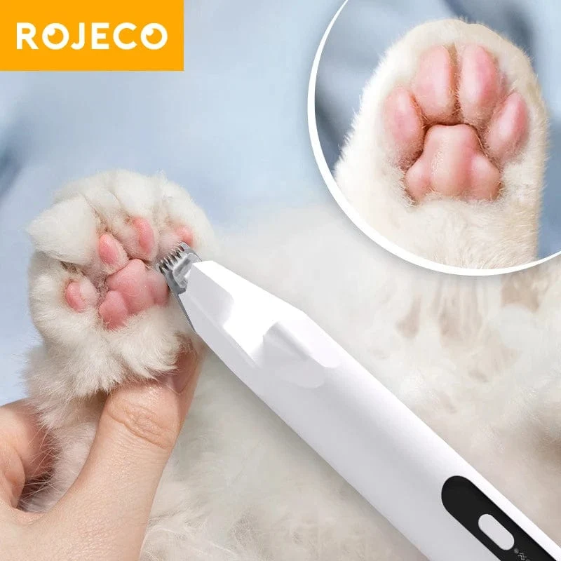 ROJECO Hundehaarschneider, professioneller Haustier-Fußhaarschneider, Hundepflege-Haarschneider für Hunde, Haarschnitt, Haarschneiden, Elektrorasierer