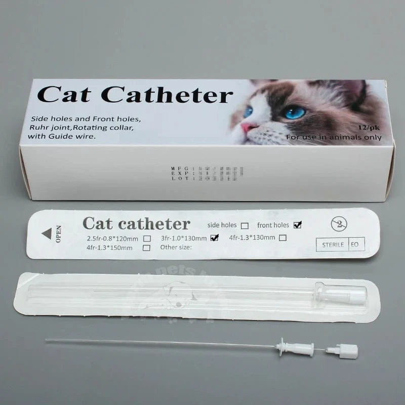 Katzenharnkatheter mit Stilett 3Fr 4Fr Veterinärmedizinisches Verbrauchsmaterial