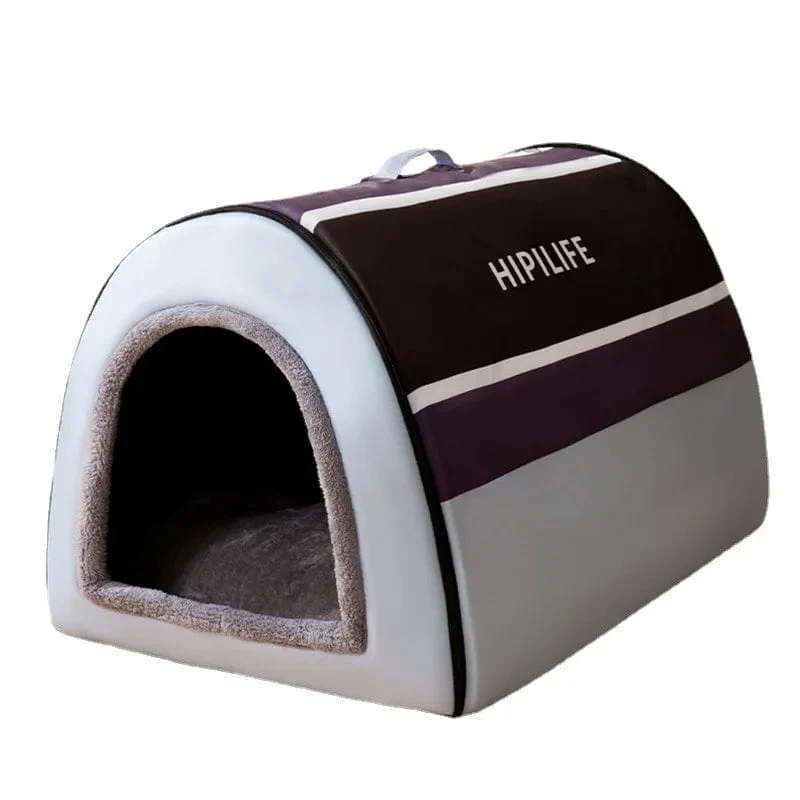 2022 neue Winter Warme Faltbare Hund Haus Hund Bett Haustier Liefert Kleine und Mittlere Hunde Warme Haustier Liefert Welpen höhle Sofa