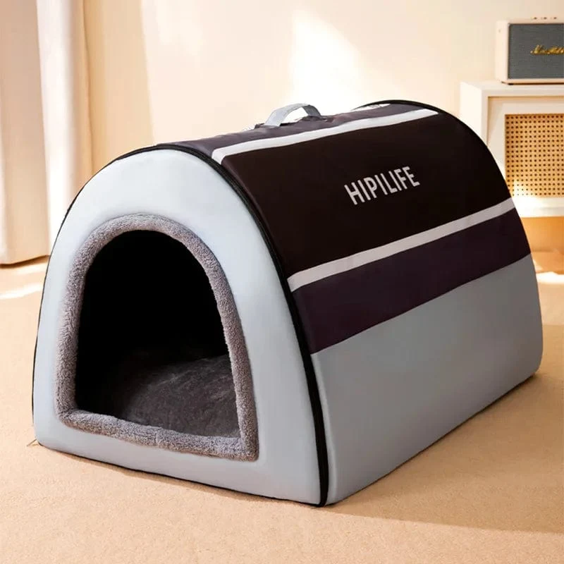 2022 neue Winter Warme Faltbare Hund Haus Hund Bett Haustier Liefert Kleine und Mittlere Hunde Warme Haustier Liefert Welpen höhle Sofa