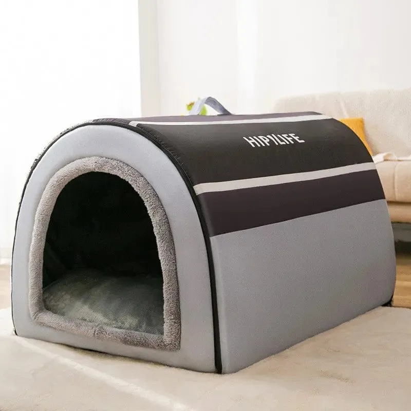 2022 neue Winter Warme Faltbare Hund Haus Hund Bett Haustier Liefert Kleine und Mittlere Hunde Warme Haustier Liefert Welpen höhle Sofa