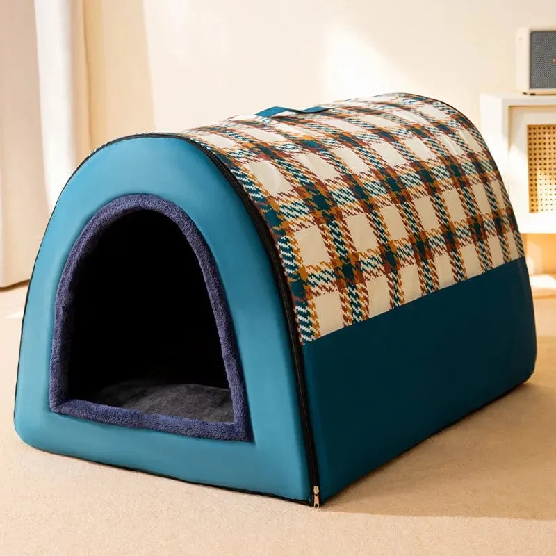 2022 neue Winter Warme Faltbare Hund Haus Hund Bett Haustier Liefert Kleine und Mittlere Hunde Warme Haustier Liefert Welpen höhle Sofa