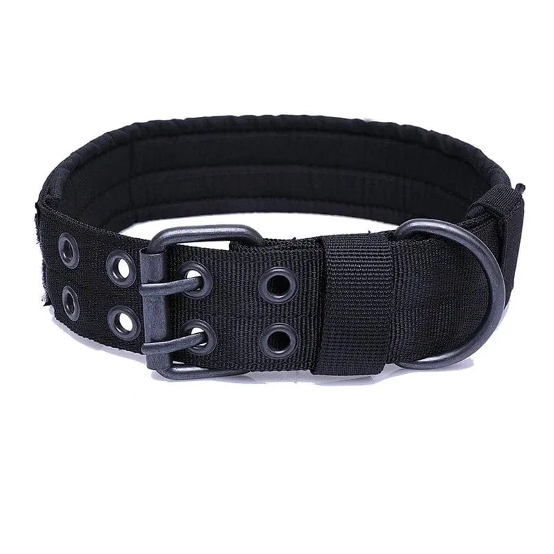 Verstellbares Hundehalsband, klassisch, reflektierend, für Training, Militär-Hundehalsband, Nylon, strapazierfähig, taktisches Hundehalsband, Deutscher Schäferhund