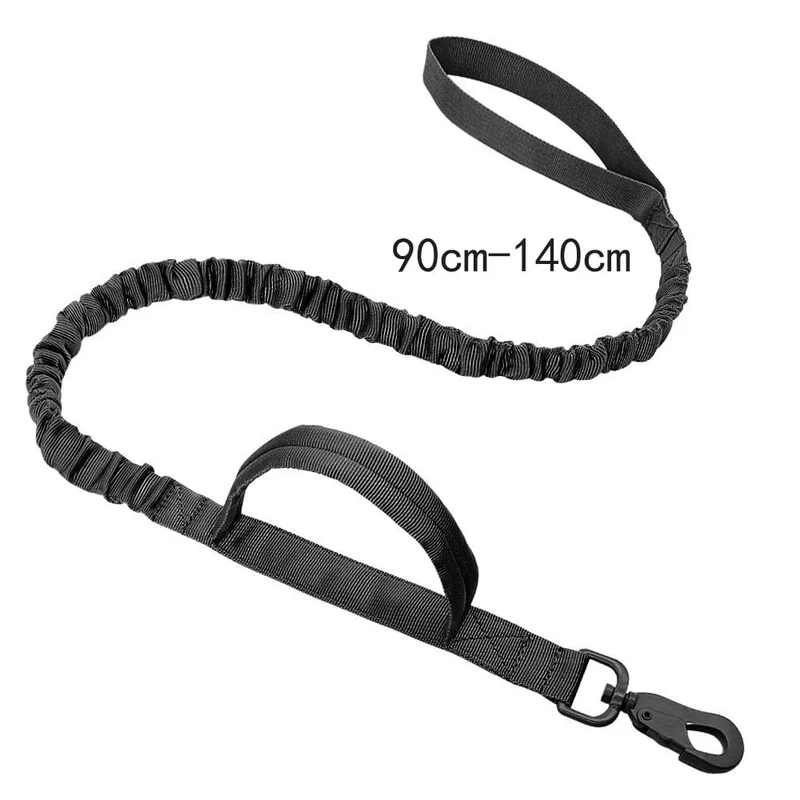 Taktisches Hundehalsband, Militär, verstellbar, robuste Nylon-Leine für mittelgroße und große Spaziergänge, Training, Haustier-Zubehör, abreißbare Leine, Seil