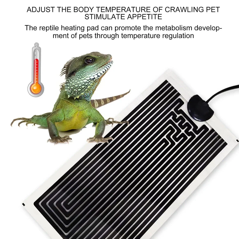 Terrarium Aquarium Reptilien Wärme Matte Klettern Haustier Heizung Warme Pads Einstellbare Temperatur Controller Matten Reptilien Liefert