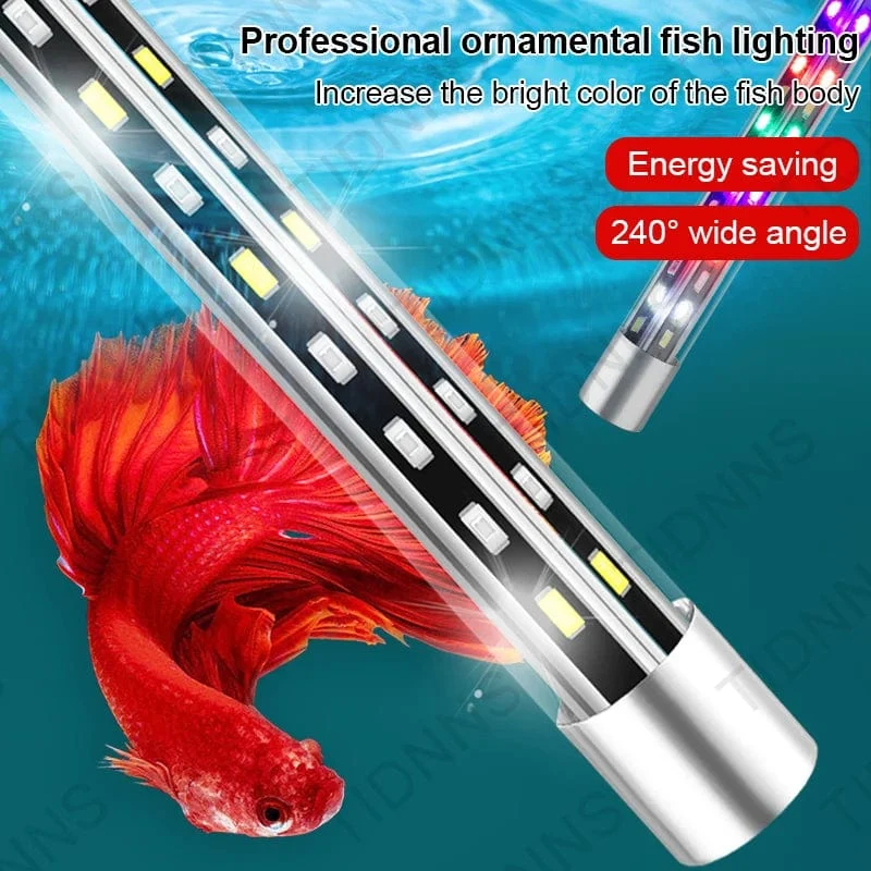 Aquarium Licht LED Weitwinkel Wasserdicht Aquarium Lampe Tauch Helligkeit RGB Aquarium Dekor Licht Pflanze Wachsen Lampe 22-57