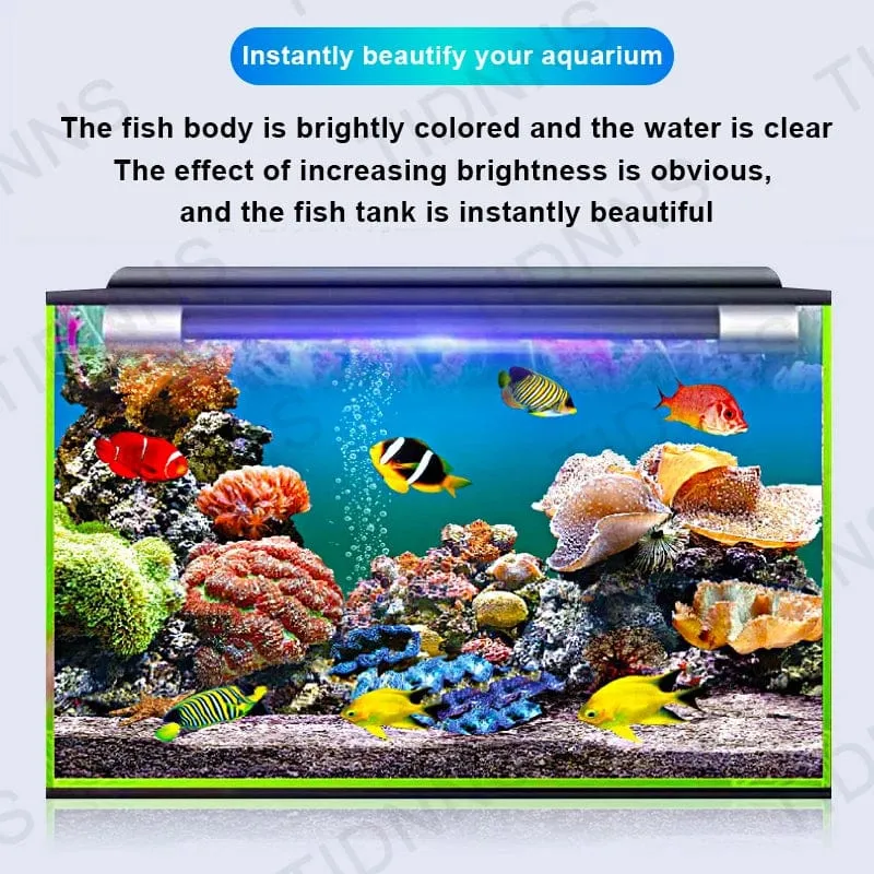 Aquarium Licht LED Weitwinkel Wasserdicht Aquarium Lampe Tauch Helligkeit RGB Aquarium Dekor Licht Pflanze Wachsen Lampe 22-57