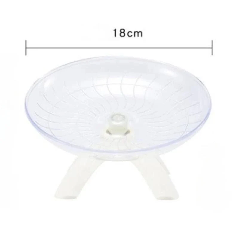 1 stücke Pet Hamster Laufrad Stumm Fliegende Untertasse Stahl Achse Rad Laufende Disc Spielzeug Käfig Übung Kleine Tiere Zubehör