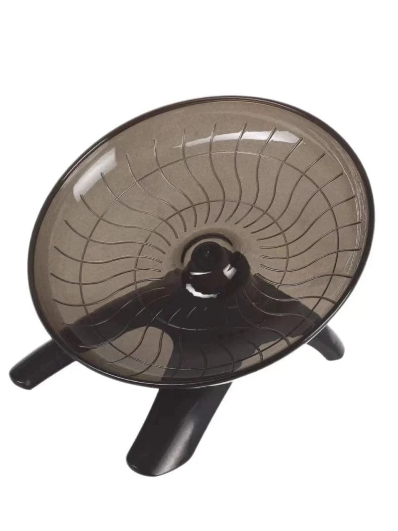 1 stücke Pet Hamster Laufrad Stumm Fliegende Untertasse Stahl Achse Rad Laufende Disc Spielzeug Käfig Übung Kleine Tiere Zubehör